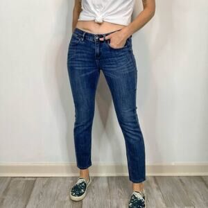 MADEWELL Skinny Skinny jeans low rise dark wash ankle length y2k 2468